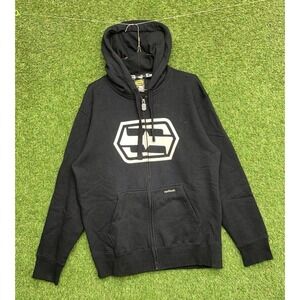 Shift Syndicate Motocross Hoodie Mens Large Full Zip Up Baggy Y2K